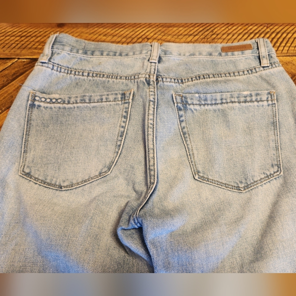 Blank NYC High Rise Tapered Leg Distressed Jeans Size 26 - Picture 6 of 12